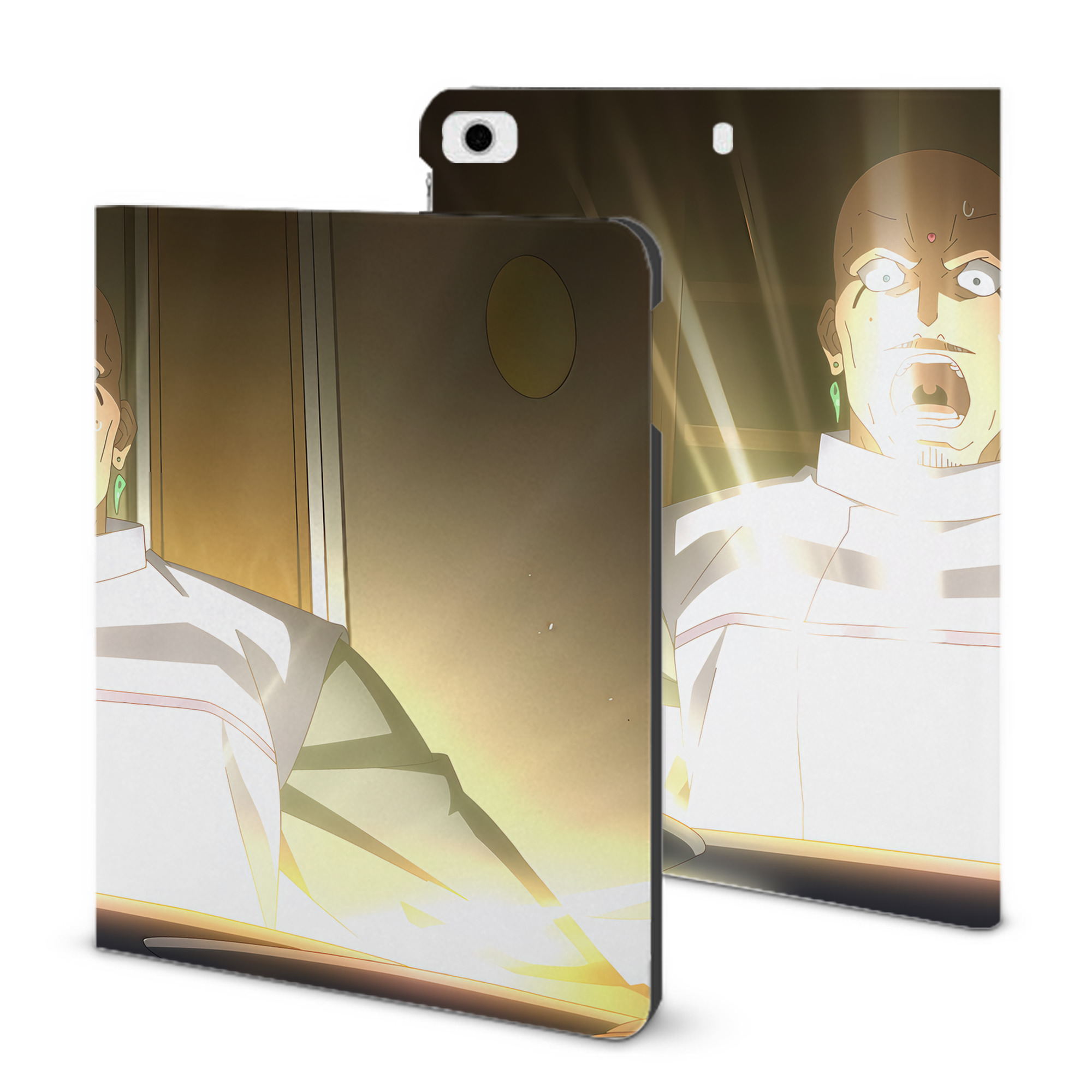 （画像用） 転スラ Regarding Reincarnated to Slime IPad ケース ブック型 PUレザー TPU 耐衝撃 軽量 薄型 ペン収納なし 全面保護 IPad 各モデル対応